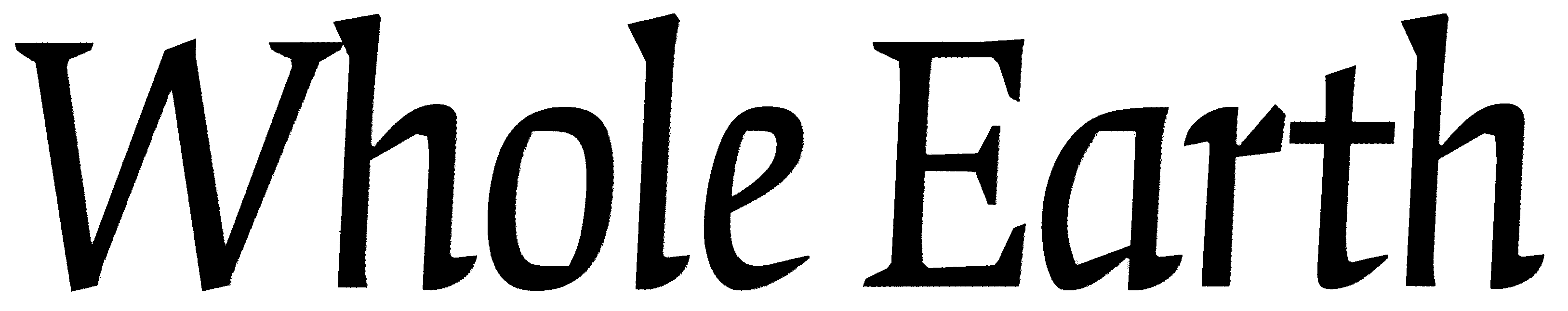 Whole Earth Magazine logo
